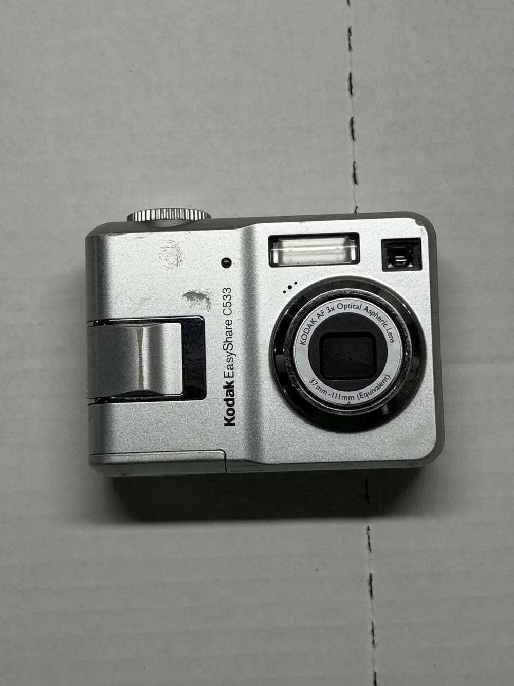 Vintage Kodak EasyShare C533 5MP Digital Camera Silver Untested Y2K